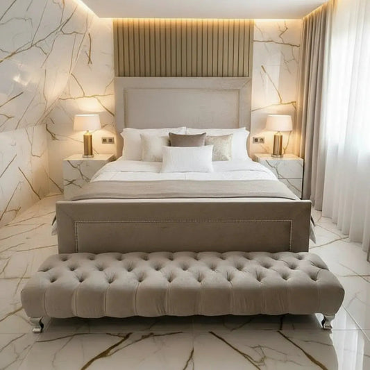 Onyx Plush Velvet Bedframe