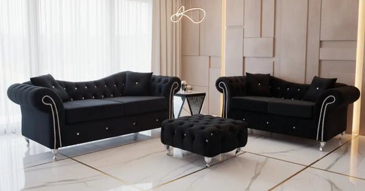 Onyx Velvet Sofa Range – Bespoke Luxury