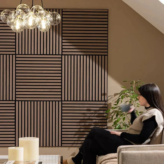 Acoustic Pattern Wall Panels - Square - 60 x 60cm (4 pack)