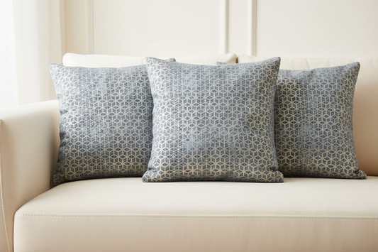 Petra Sky Blue Cushion Livara Interiors