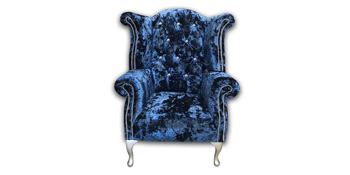 Queen Ann Armchair – French Velvet & Lustro Velvet | Bespoke Luxury