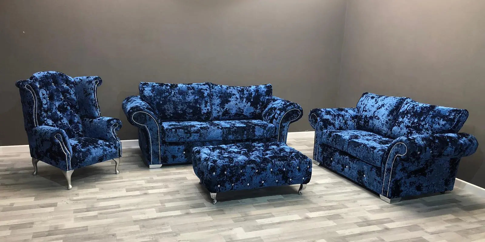 Balmein Exclusive Crushed Velvet Sofa Range
