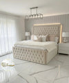 Edwardo Bedframe in Plush Velvet – Bespoke Handcrafted Chesterfield Design