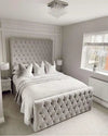 Phantom Plush Velvet Bed – Bespoke Handcrafted Upholstered Bedframe (Made in the UK)