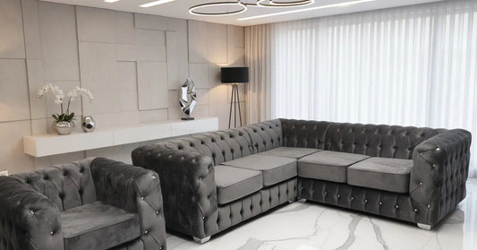 Knightsbridge Velvet Sofa Range – Bespoke Contemporary Luxury
