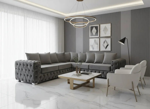 Ashton Premium French Velvet Sofa Range – Bespoke Luxury