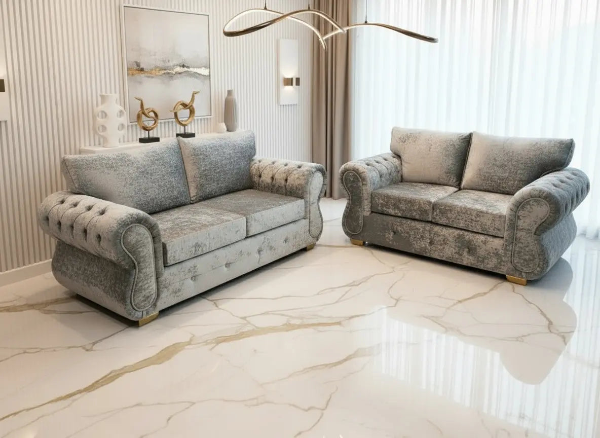 Rino Velvet Sofa Range – Bespoke Luxury