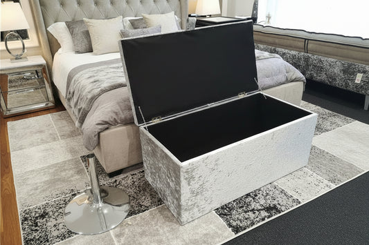 Glitter Ottoman Blanket Box
