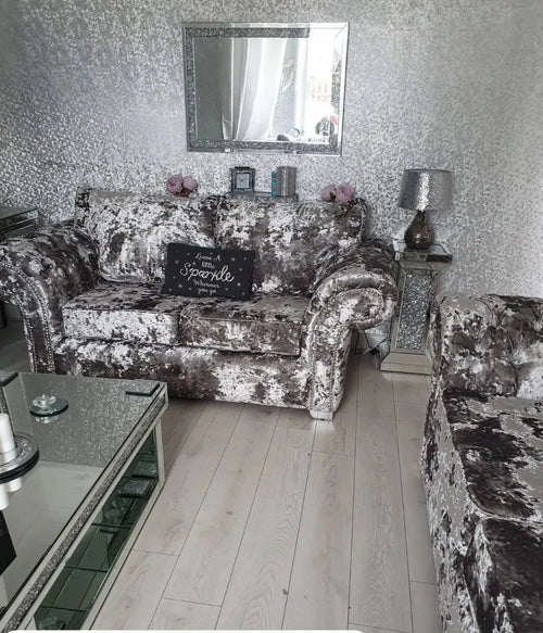 Chelsea Crushed Velvet Sofa Range – Bespoke Luxury