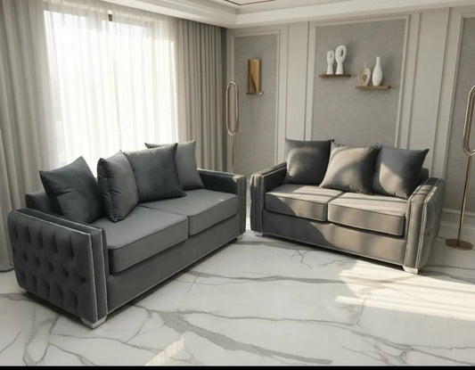 Vogue French Velvet Sofa Range – Bespoke Luxury