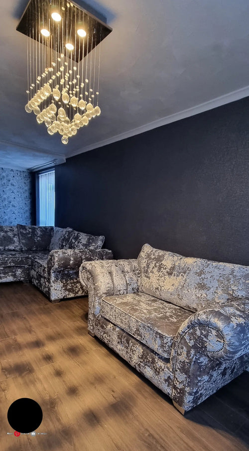 Chelsea Crushed Velvet Sofa Range – Bespoke Luxury