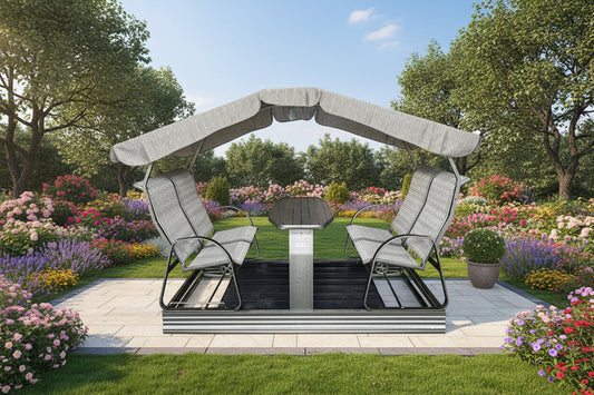 Garden 4 Seater Rocking Swing F I INTERIORS