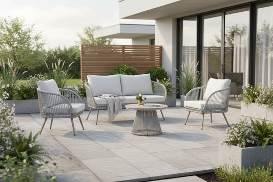 Cove Outdoor Lounge Set - Natural - 4 Seater