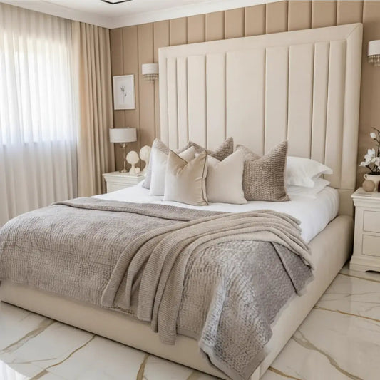 Ignite Plush Velvet Bed – Bespoke Handcrafted Bedstead (Made in the UK)