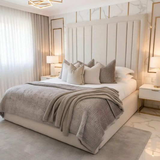 Ignite Plush Velvet Bed – Bespoke Handcrafted Bedstead (Made in the UK)