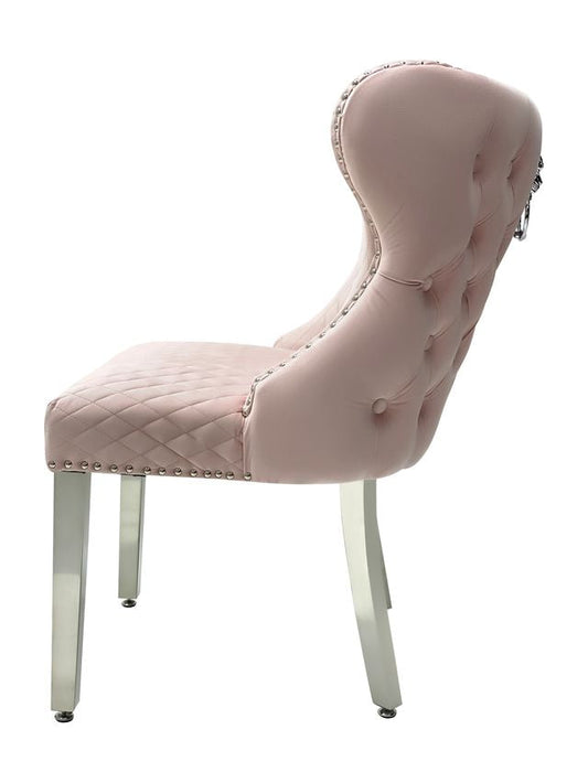 Set of 2 Valentino Velvet Dining Chairs - Available In 5 Colours