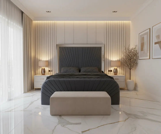 Nova Mirrored Bed Frame – Bespoke Handmade Design