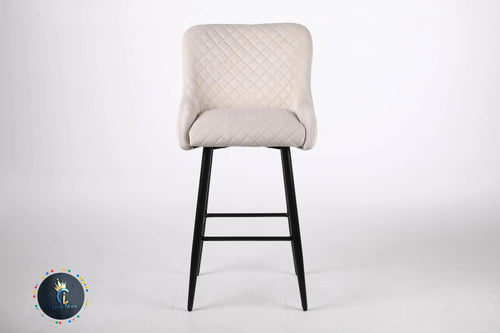 VEGAS VELVET BARSTOOL CHAMPAGNE