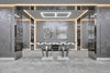 Roma dining table in White and Chrome