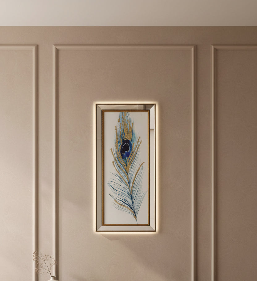 Peacock Feather Frame