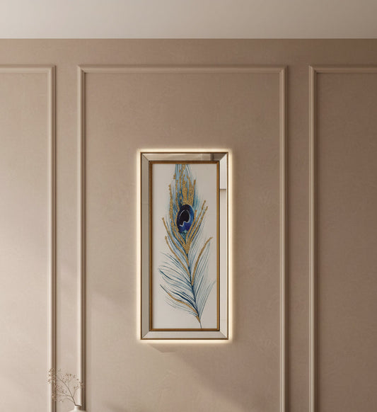 Peacock Feather Frame