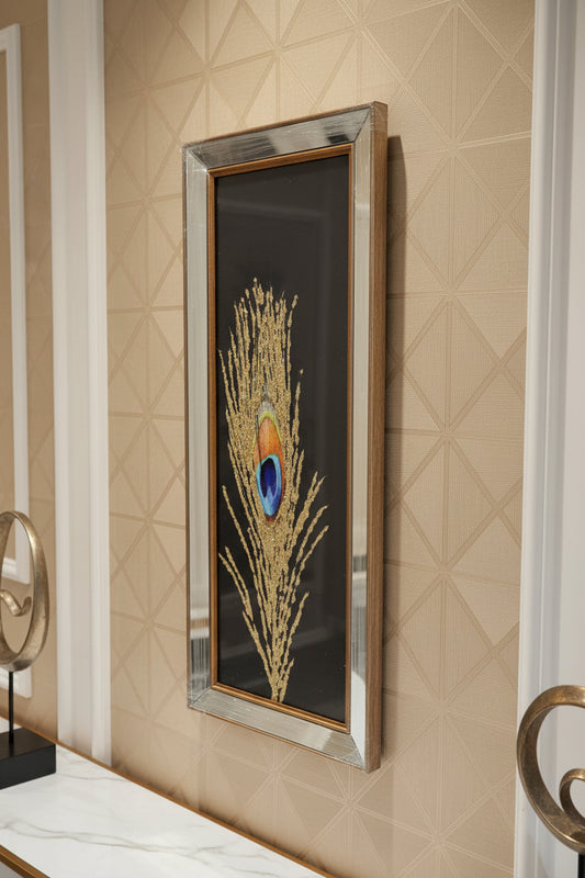 Peacock Feather Frame