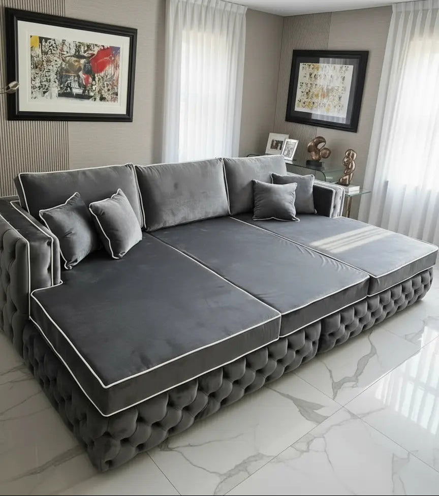 Armenia Cinema Sofa Luxury Chesterfield Design Meets Modern Home Cinema Comfort