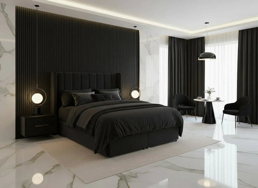 ROMA Divan Gaslift Bed – Bespoke Storage Options