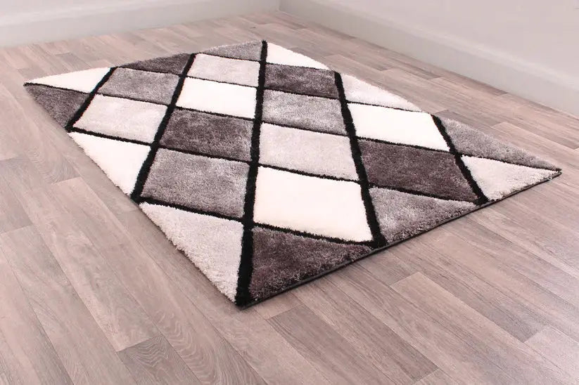 3D CARVED DIAMOND GREY