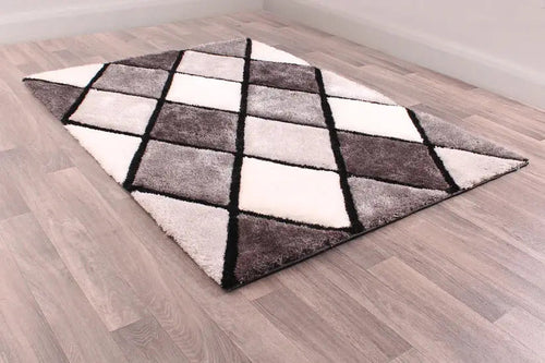 3D CARVED DIAMOND GREY
