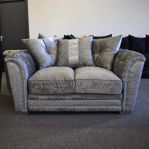 Luxury Essex Crushed Velvet Glitter Sofa Range