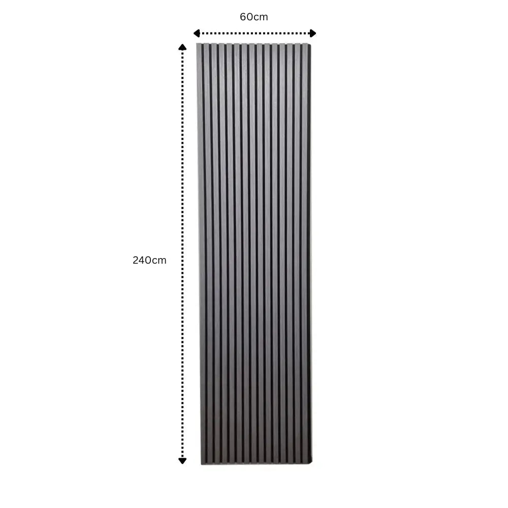 Acoustic Wood Slatted Wall Panels - Light Oak (Pack of 4)