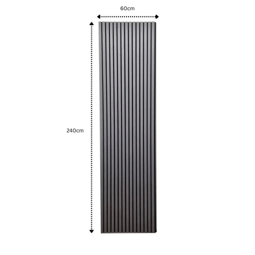 Acoustic Wood Slatted Wall Panels - Light Oak (Pack of 4)