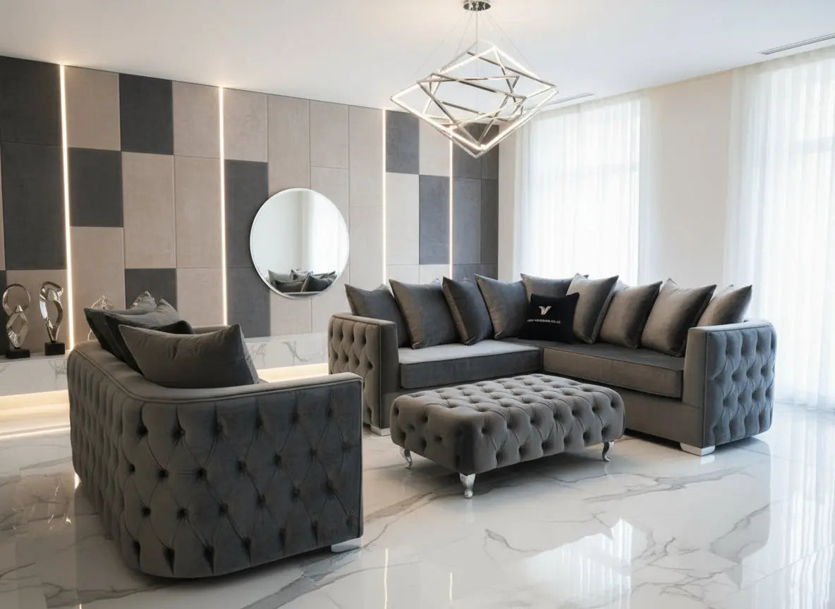 Arianna Premier Velvet Corner Sofa