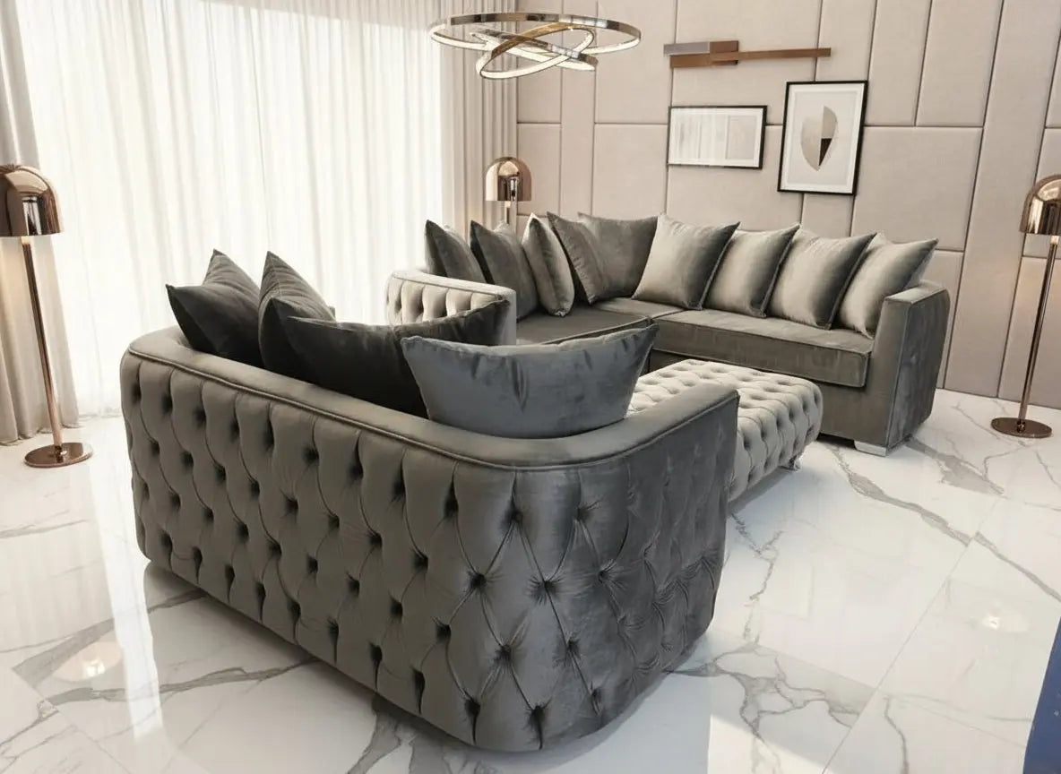Arianna Premier Velvet Corner Sofa