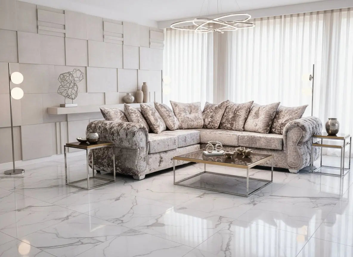 Rino French Velvet Sofa Range – Bespoke Luxury