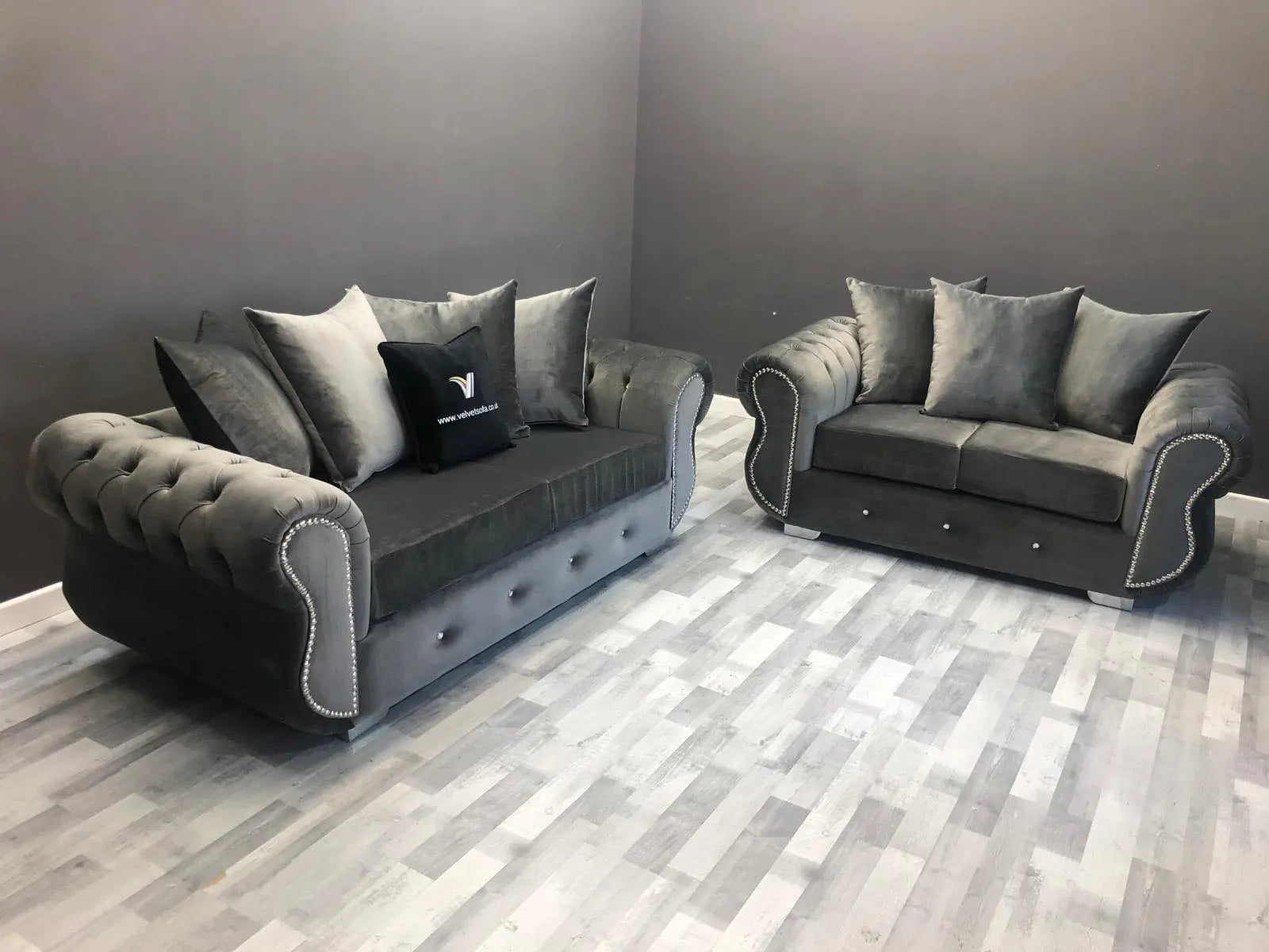 Rino French Velvet Sofa Range – Bespoke Luxury