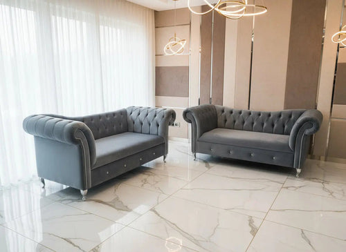 Raphael French Velvet Sofa Range – Timeless Elegance