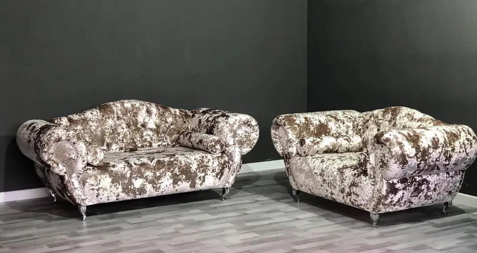 Fabrage Crushed Velvet Sofa Range