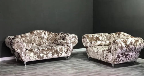 Fabrage Crushed Velvet Sofa Range