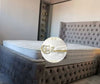 Arianna premier velvet ottoman bedframe