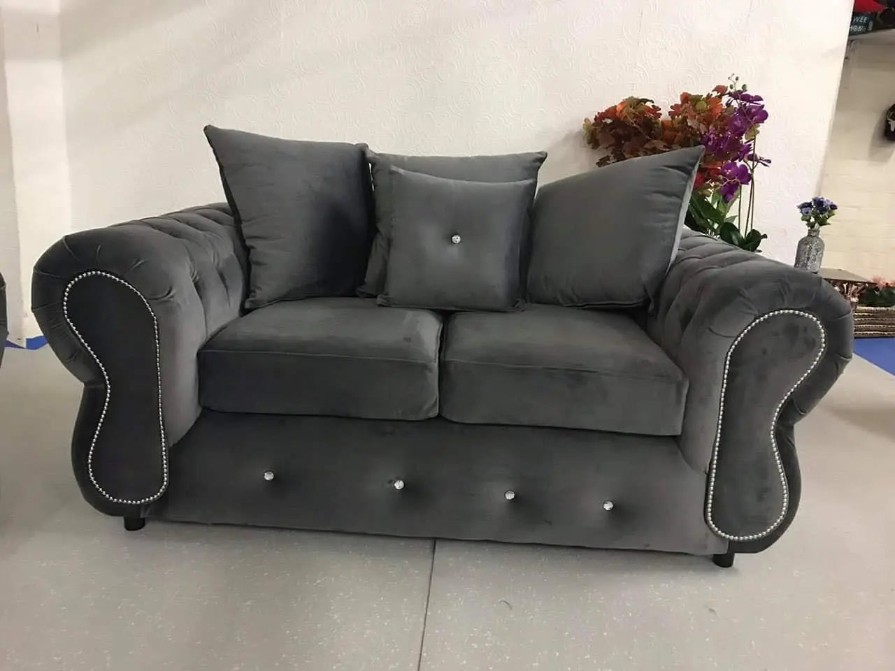 Rino French Velvet Sofa Range – Bespoke Luxury