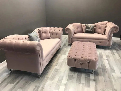 Raphael French Velvet Sofa Range – Timeless Elegance
