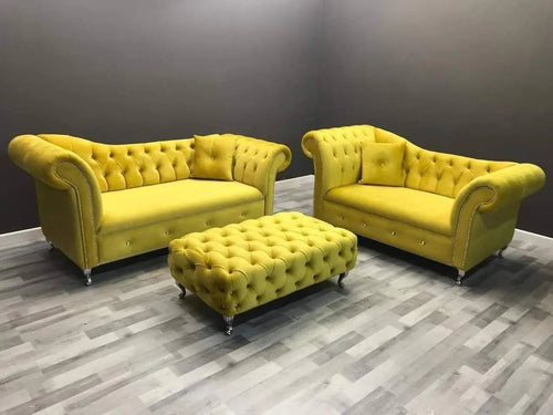Raphael French Velvet Sofa Range – Timeless Elegance