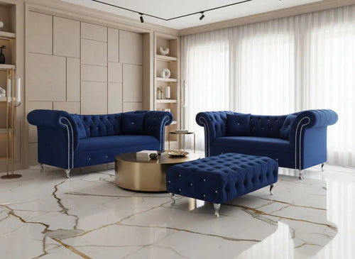Raphael French Velvet Sofa Range – Timeless Elegance
