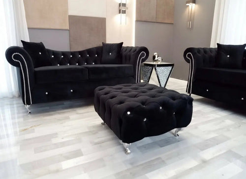 Onyx Velvet Sofa Range – Bespoke Luxury