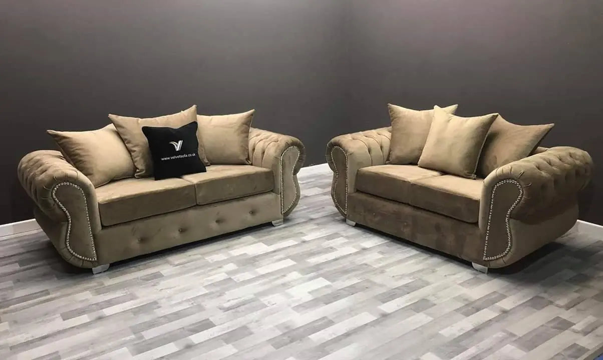 Rino French Velvet Sofa Range – Bespoke Luxury