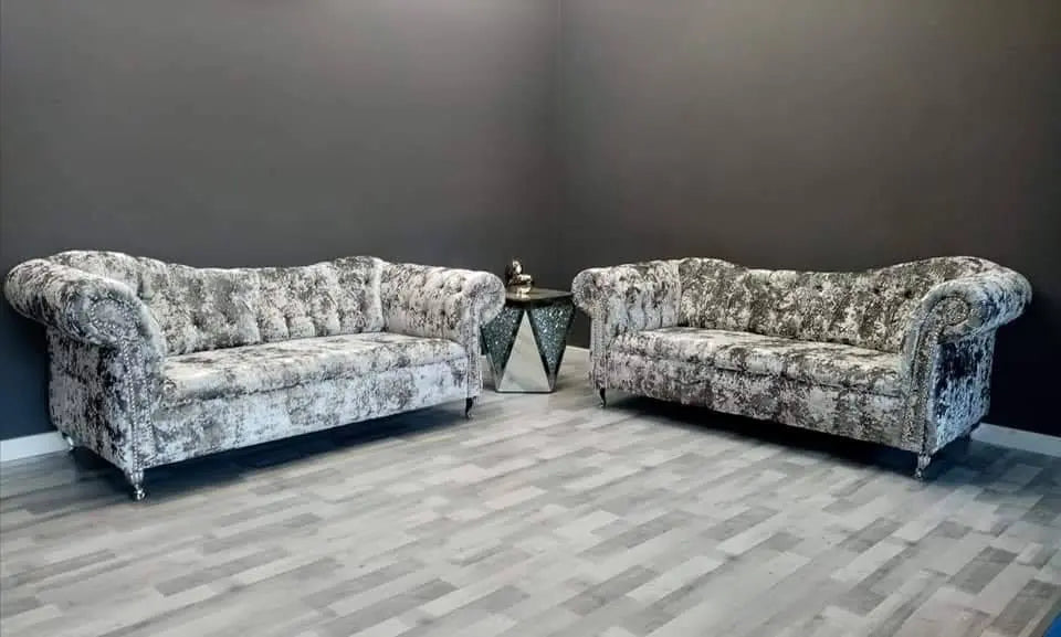 Raphael Crushed Velvet Sofa Range – Bespoke Luxury