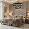 Royal Wingback Plush Velvet Bed Frame – Bespoke Handcrafted Design Made in the UK