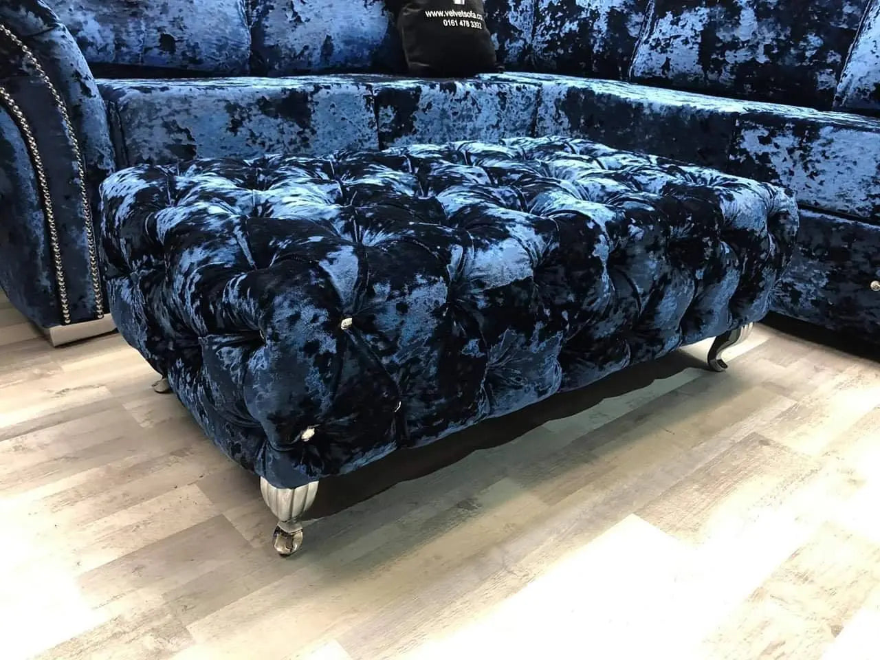 Chelsea Crushed Velvet Sofa Range – Bespoke Luxury